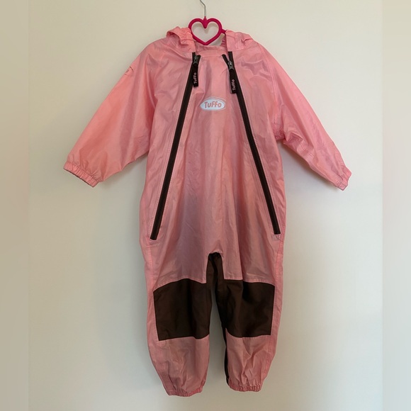 TUFFO Hooded Rainsuit Waterproof Coveralls 4T - Picture 1 of 5